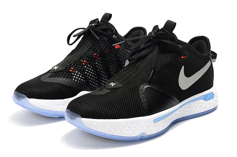 2020 Nike Paul George 4 Black White Blue